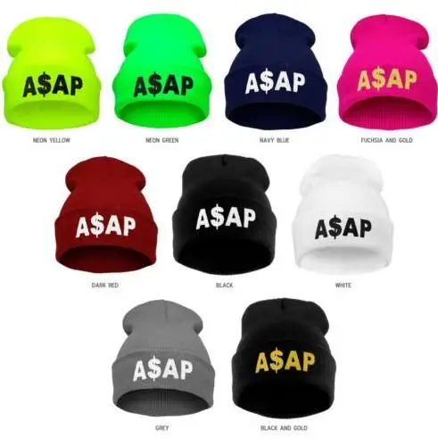 Новый Бренд 2016 модный принт как можно скорее в стиле хип хоп зимние вязаные шапки