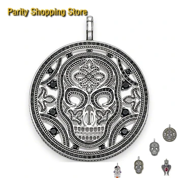 

ThomasPT1498 Skull Mask Kont Style Glam And Soul Jewelry For Man And Women In silver-plated Lovers Pendant Gift Fashion Necklace