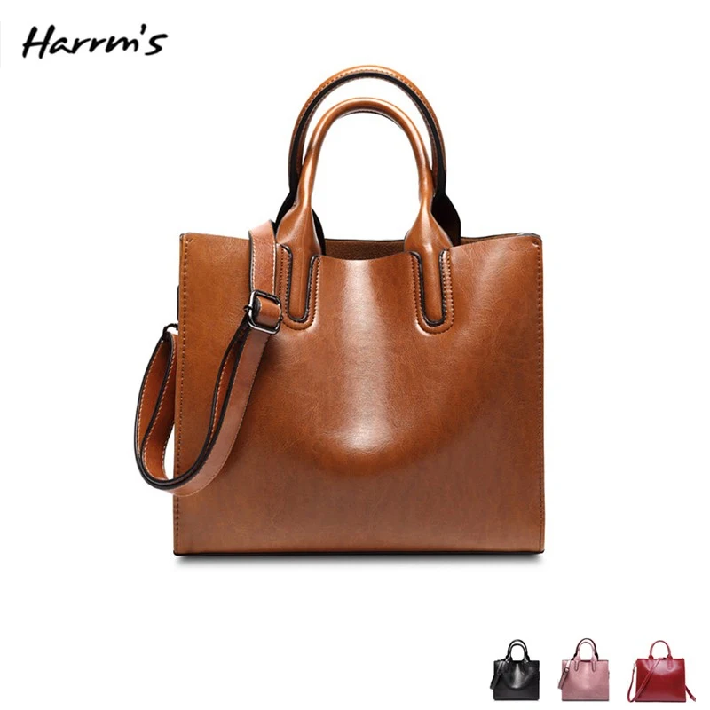 

Free shipping 2018 Woman Leather Bags Handbags Women Casual Women Bags Tote Shoulder Retro Korean Ladies Fashion Messenger Bag