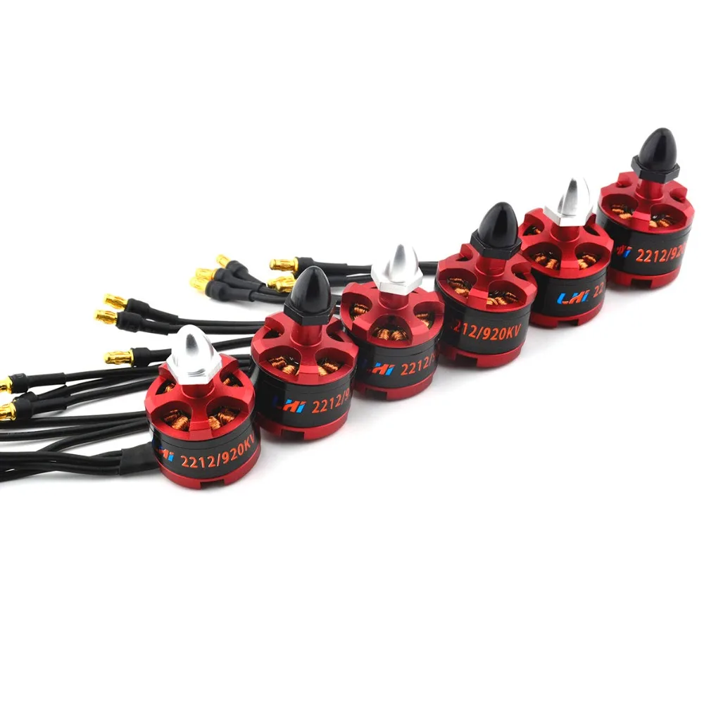 Fpv лодочные моторы доставка 6 шт. 2212 920KV Безщеточный CW и ПРОТИВ ЧАСОВОЙ СТРЕЛКИ для