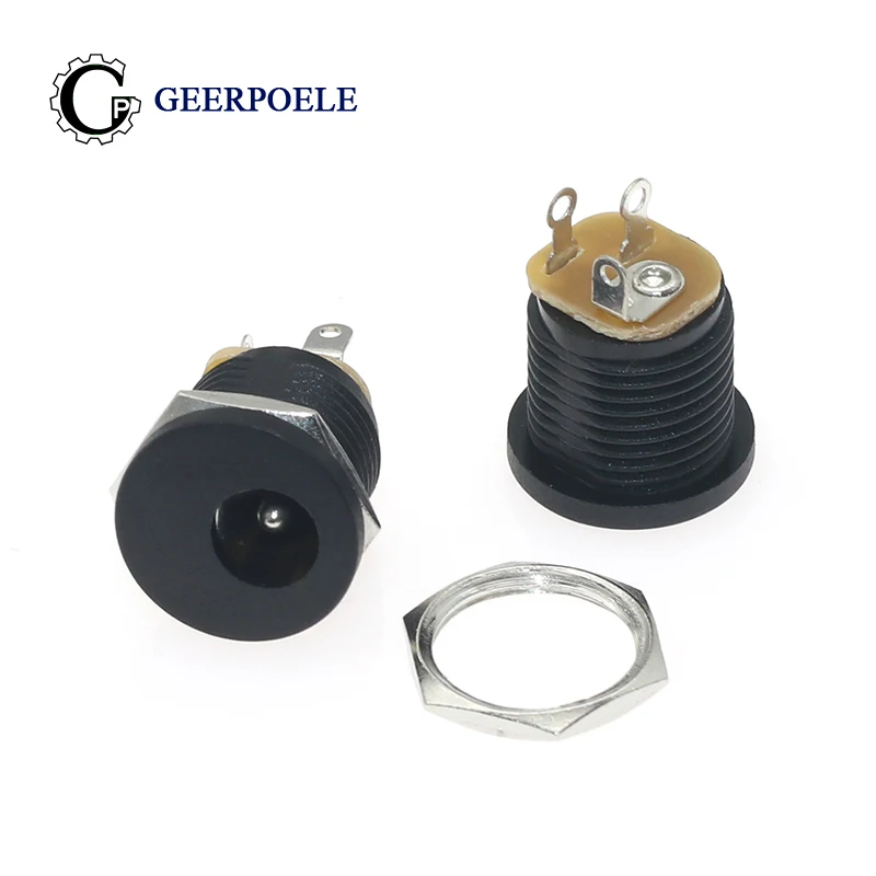 

DC 022 5.5*2.1 3 Pin 30V 0.5A Connectors Female Interface Mount Socket Jack Plug Wire Terminals Adapter DC 022K