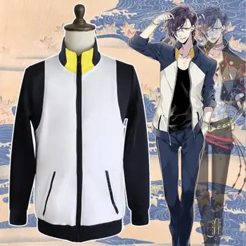 

Anime Touken Ranbu Online cos Akashi Kuniyuki/Hotarumaru cosplay Spring and autumn daily Unisex fashion coat top