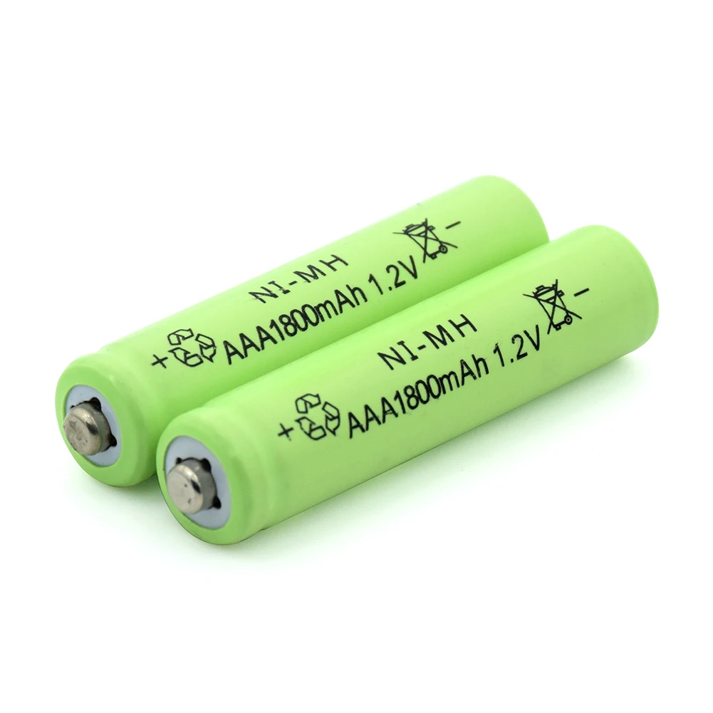 Замена литий-ионных литиевых батарей MP3 часы фонарик ni-mh AAA батарея 1,2 V 1800mAh аккумуляторная батарея