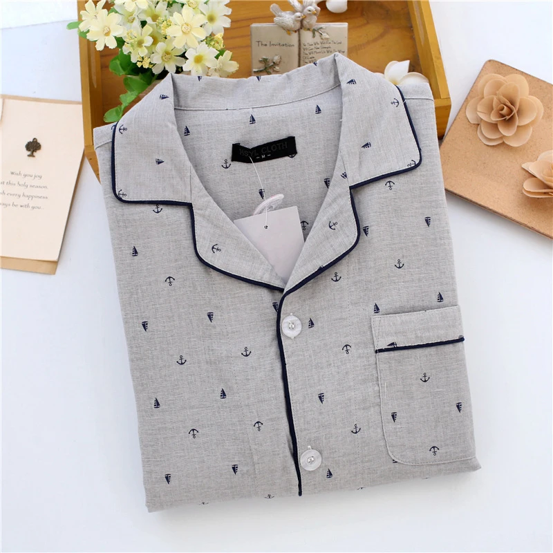 men summer sleepwear sets (2)