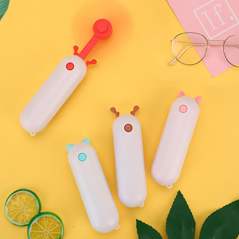 

Mini Fan Portable Handhold Fan With Rechargeable Built-In Battery USB Port Design Handy For Smart Home Fans Cooling desk table