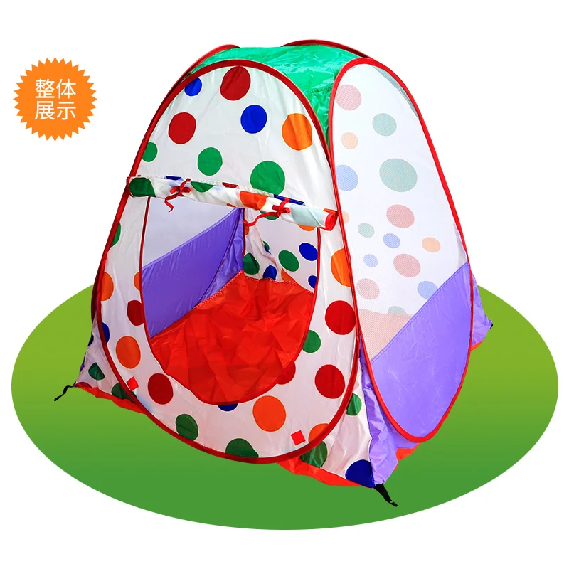 Детская игровая палатка открытый и закрытый пул принцессы ребенка играть в сложенном виде дышащий анти-москитные замок игрушка для для