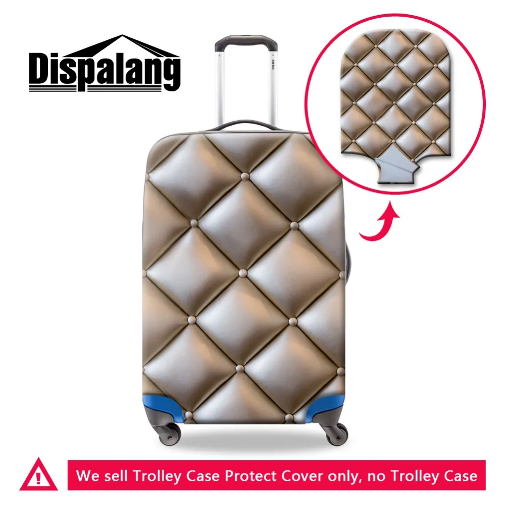 

Dispalang 3D Print Geometric Logo Pattern on Suitcase Cover for Women Fashion Luggage Protective Covers Best Travel Accessories