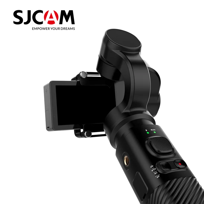 Ручной шарнирный стабилизатор SJCAM SJ GIMBAL 2 3 осевой с Управлением по Bluetooth для экшн