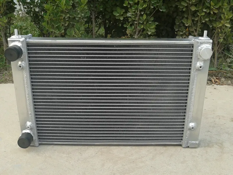Для VW Golf MK2 MK II 1,6 8 V и 1,8 16 V MT 1982-1992 радиатор из алюминиевого сплава+ вентилятор