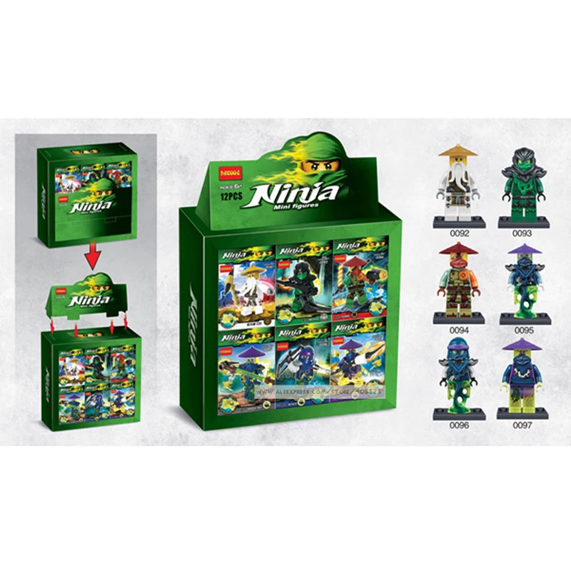 

Decool 0092-0097 ninja figures building block Toys without box