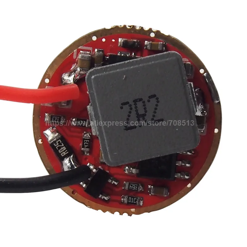 H1-A 20mm 3A 1-cell 5-Mode Boost Driver монтажная плата для Cree XHP50 6 V/MT-G2/MK-R2(1 шт