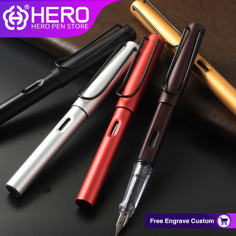 Герой перьевая ручка оригинальный официальный аутентичные 6 цветов дополнительно офис написания стандартный тип Iraurita Бесплатная