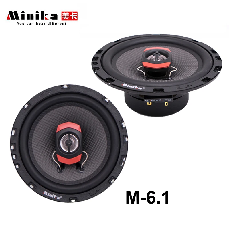 2 шт. автомобильный коаксиальный Hi Fi динамик Minika 6 5 дюйма 200 Вт автомобильная