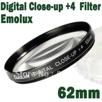 

EMOLUX 62mm +4 Close-Up Camera Effect Optical Glass Lens Filter