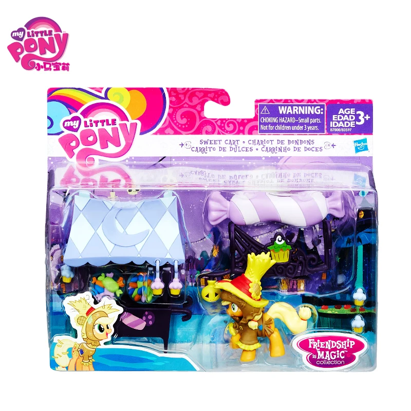 

Hasbro My Little Pony Scene Toys MoonPrincess Mount AppleJack Cake Stand Friendship Is Magic Action Figure Colletible Model Doll
