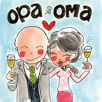 

5D DIY Diamond Opa & Oma Cross Stitch Diamond Embroidery Mosaic Diamond Home Decor KBL