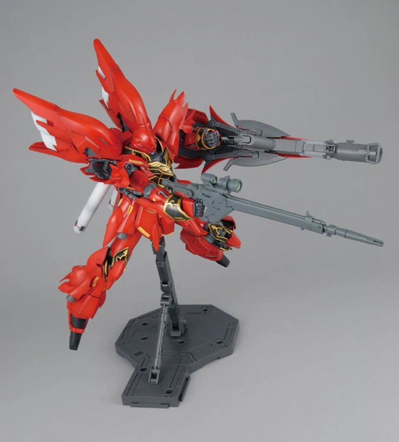 GaoGao аниме мобильный костюм Sinanju Gundam MSN-06S MG 1/100 Модель робот головоломка Собранный DIY Фигурки Коллекция игрушек подарок