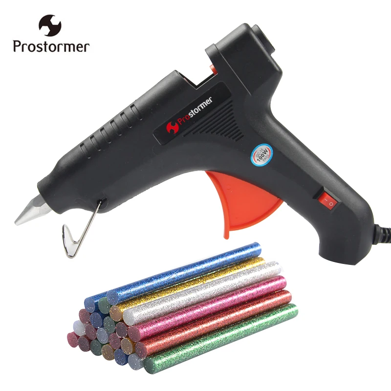 Prostormer 100W Hot Melt Glue Gun EU plug Professional Hot Melt Glue Gun Heating Craft Repair