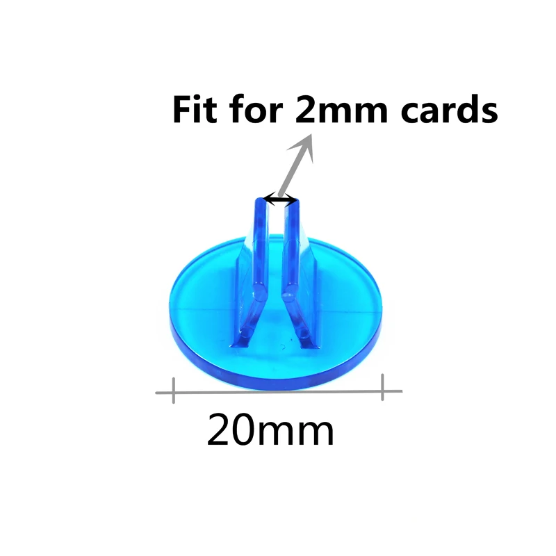 Высококачественная прозрачная пластиковая подставка для 2 мм бумажной карты, настольные игровые компоненты 50 шт. игровые компоненты карточная кровать