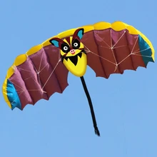 Мультяшный летучая мышь воздушный змей без рамки мягкий двойной линии трюк воздушный змей-параплан парашют Спорт Пляж воздушный змей активности для детей и взрослых