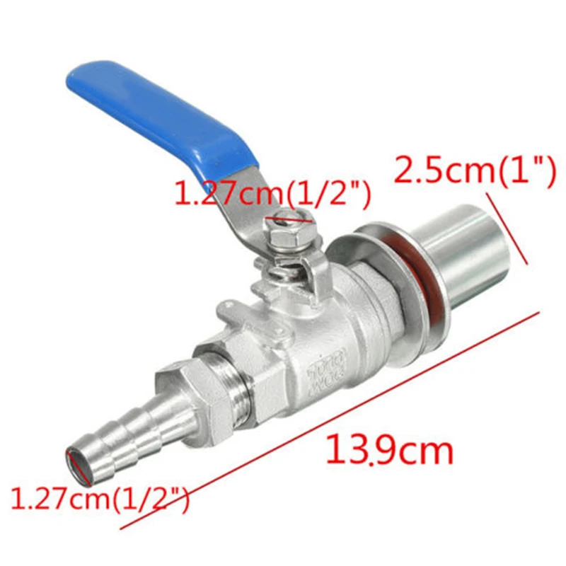 Parts Beer barrel valve Ball Valve Kit For Beer Kettle Pot Accessories Replacement Stainless Steel High quality