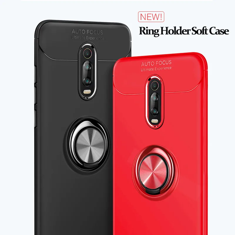 Ксиоми ми 9 т про роскошный кольцевой чехол для Xiaomi mi 9 T Pro A2 Lite 8 Lite 9 SE Pocophone F1 case мягкий силиконовый Магнитный чехол Redmi Note 7 5 Pro Чехол сяоми 9 т про а2 8 лайт ми 9 se Чехол