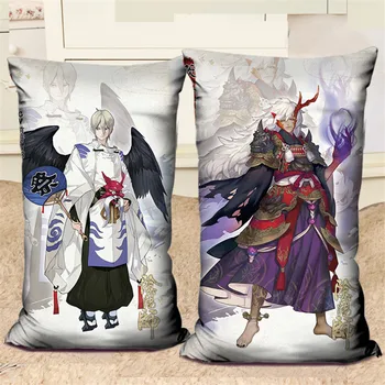 

Amellor 40x60CM Decorative pillows onmyoji Cartoon pillow cushion Soft Two-side Printed onmyoji SSR Anime Pillow Gift