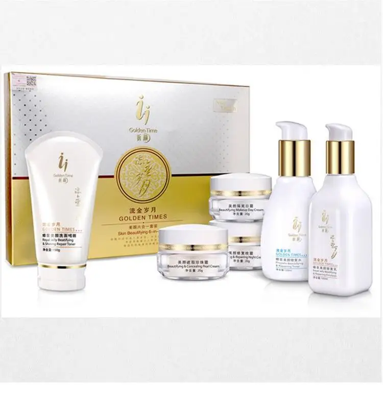 Бесплатная доставка QIYAN YIQI GOLDEN TIMES Осветляющий крем для макияжа набор из 6