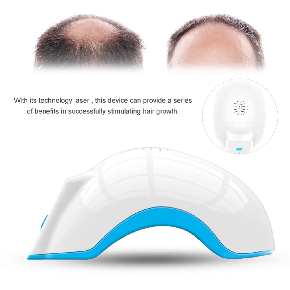 Dispositivo de Terapia a Laser Laser o Crescimento do Cabelo Perda de Cabelo Tampa de Promover o Crescimento Crescimento do Cabelo o Capacete Anti Tratamento da Anti do Cabelo Massagem Equipamentos 5