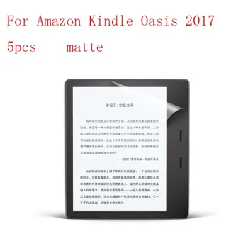 

Anti-glare LCD clear Screen Protector Protective Film For Amazon Kindle Oasis 2017 Protector 5pcs in 1 package