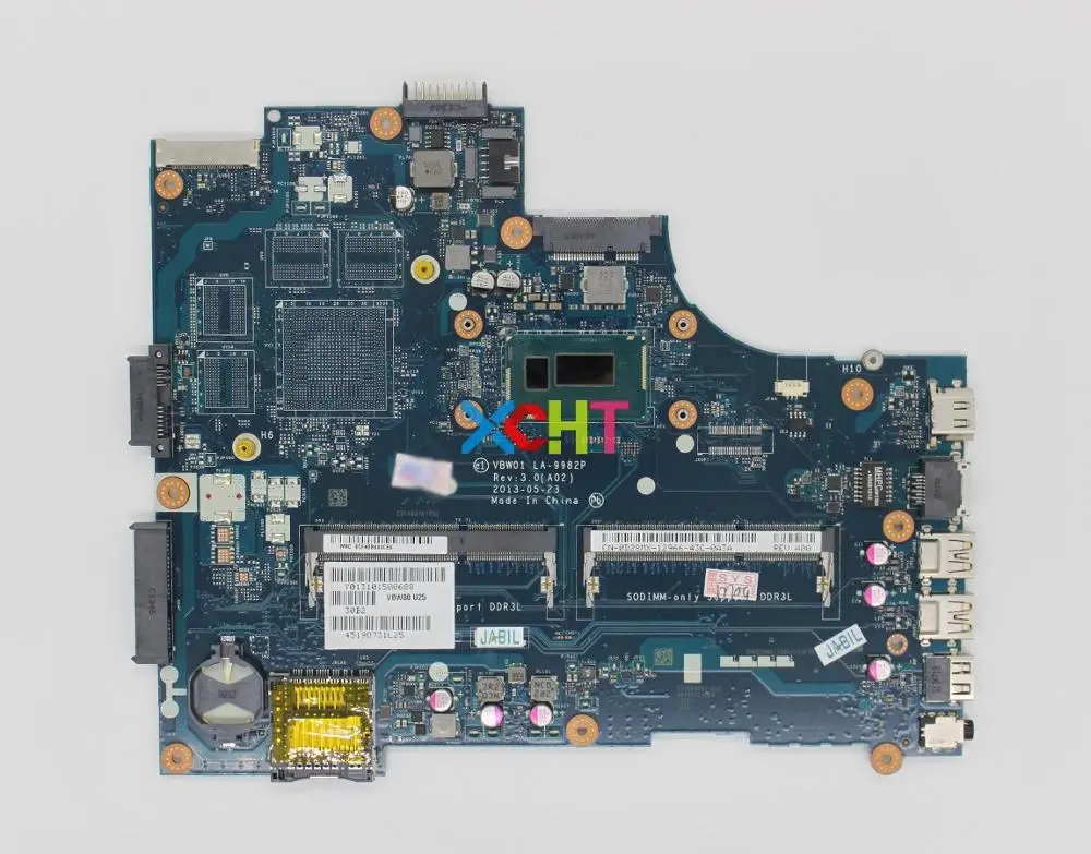 

for Dell Inspiron 15R 5537 3537 CN-0D28MX 0D28MX D28MX VBW01 LA-9982P REV:3.0 2955U Laptop Motherboard Mainboard Tested