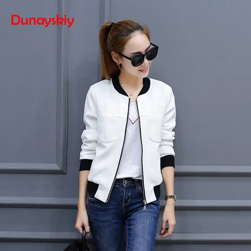 

2019 Winter Flight white black bomber jacket women jacket and women's coat clothes bomber ladies Short jacket cardigan jacket