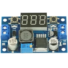 DC Buck abaisseur Module LM2596 DC/DC 4.0 ~ 40 V à 1.25-37 V régulateur de tension réglable avec voltmètre LED