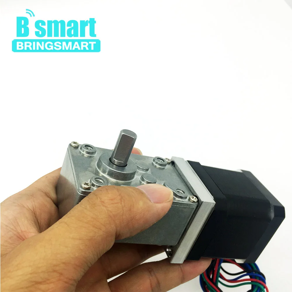 

Bringsmart Worm Gear Motor 12v DC Motors ratio Reducer Mini Gearbox 24V Micro Electric Motor Tool For DIY A58SW-42BY