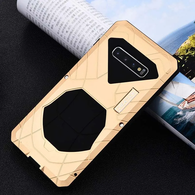 

IMATCH Daily Life Case Luxury Metal Silicone Cover Mobile Phone Case Protection Case Cover For Samsung Galaxy S10 S10Plus JS0363