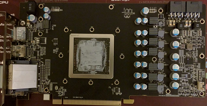  BYKSKI Water Block use for Sapphire-Radeon-R9-Fury-Nitro-4GB-HBM-(11247-03) Full Cover Graphics Car