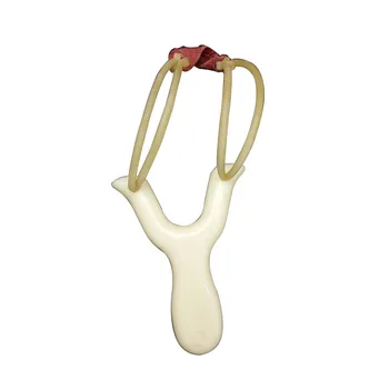 

High quality elastic resin slingshot powerful catapult with rubber band indoor outdoor adult children shooting game2019 new