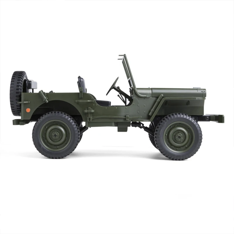 Военная Модель, электрические игрушки, 1:10, Масштаб 2,4 г, 4WD, Вторая мировая война, армия США, RC, Willys, Джип, Игрушечная модель грузовика, для подарка, детская коллекция