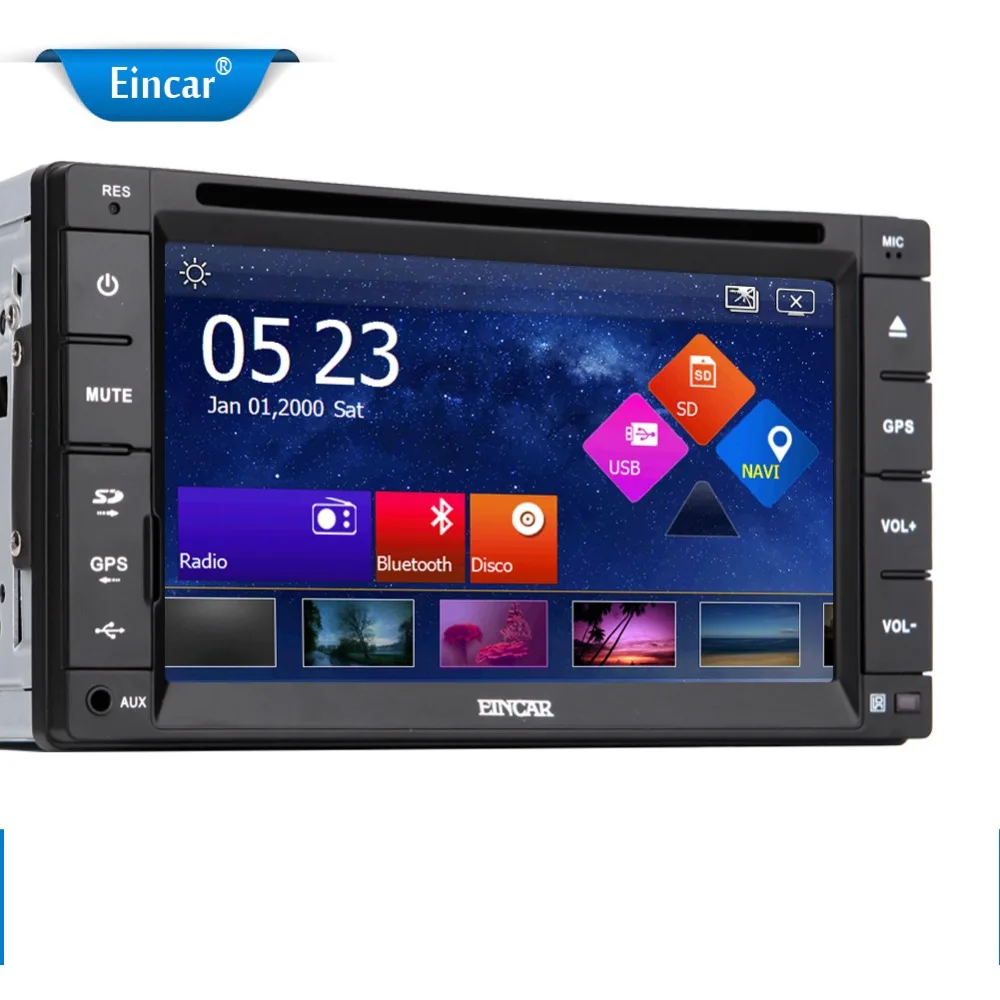 Double 2 din GPS Navigation Car DVD CD Video Player HD Capacitive Muilt touch Digital Screen Car