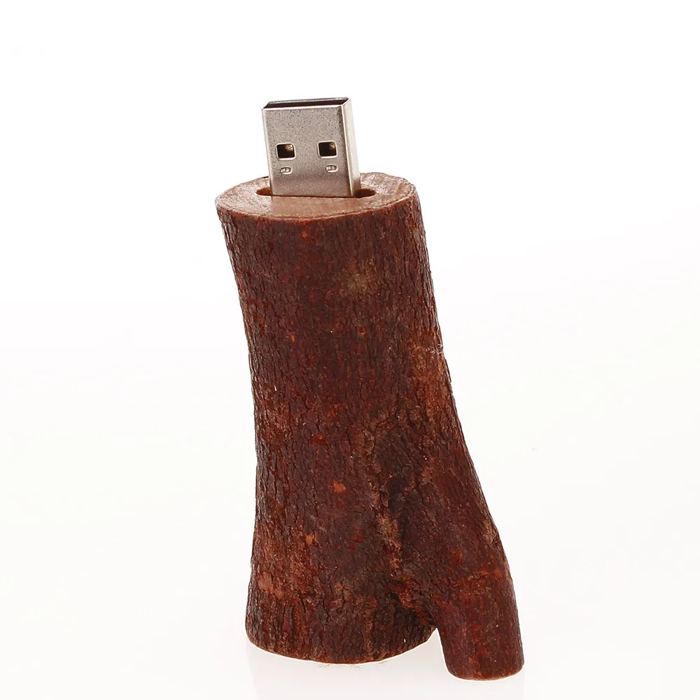 Новый USB флэш-накопитель из натурального дерева ветка usb карта памяти Флешка 2,0 4 ГБ 8 ГБ 16 ГБ 32 ГБ накопитель 64 ГБ 128 ГБ свадебный подарок