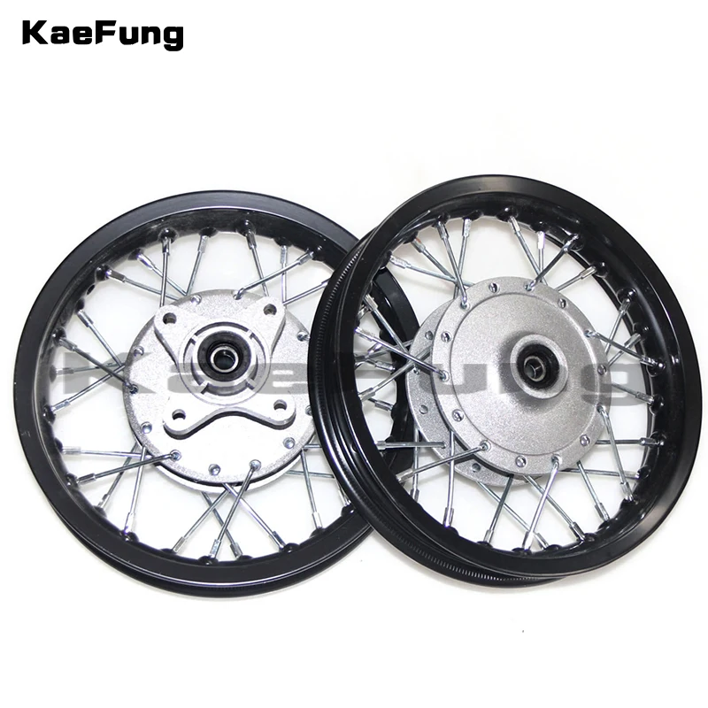 

Front and Rear 1.40 X 10 inch Aluminium Alloy Wheel Rims Drum Brake hub for KTM CRF Kayo BSE Apollo Axle hole 12mm
