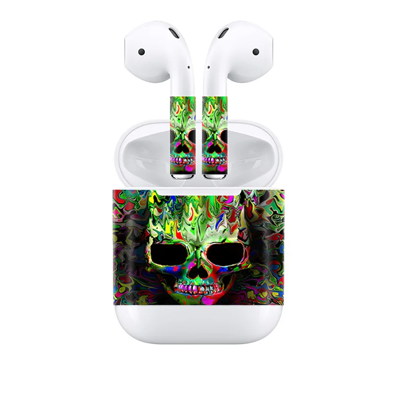 Стильная защитная пленка для кожи airpods устойчивая к царапинам и