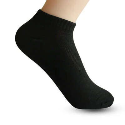5 пар, женские короткие носки до лодыжки, носки в сеточку, женские носки, женские 3D носки для девушек, Летние Стильные однотонные белые носки - Цвет: Style1 Black