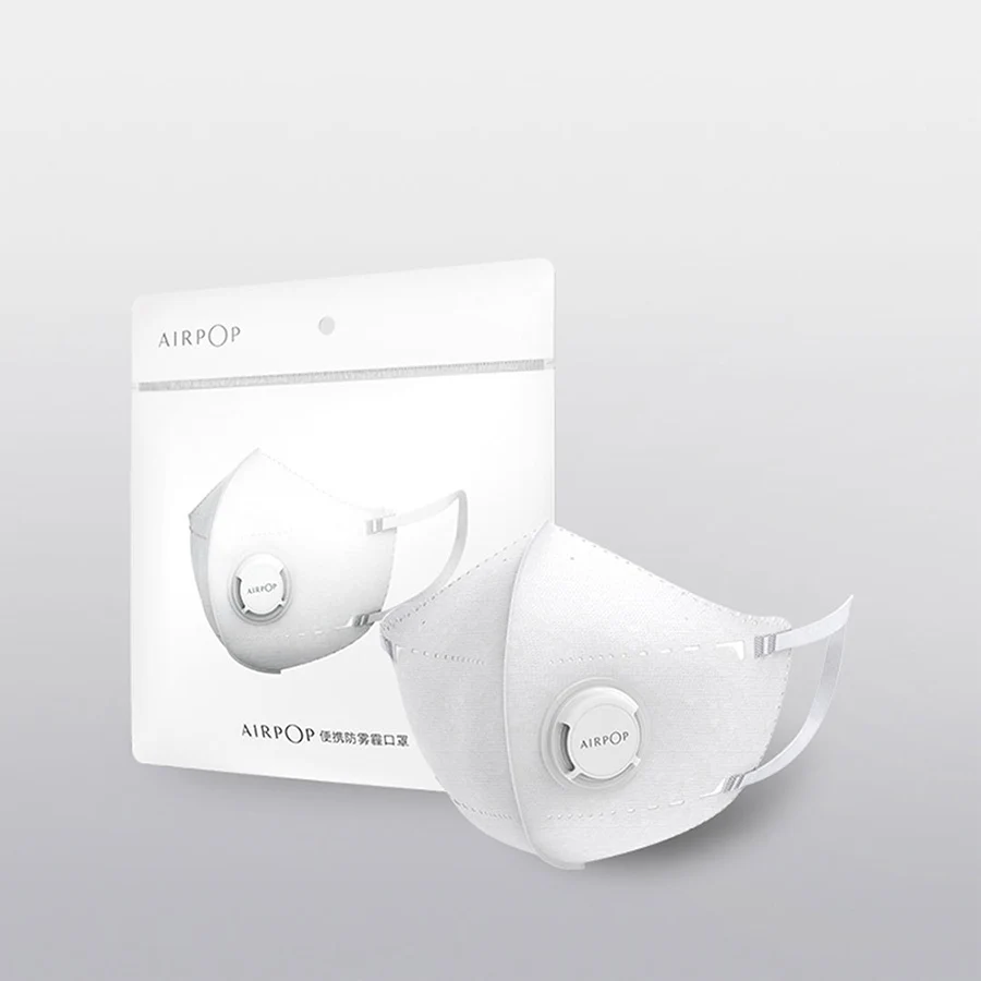 Xiaomi Mijia 2 шт AirPOP портативная противотуманная маска PM2.5 фильтр Пылезащитная маска Регулируемая Ушная подвесная удобная маска для мужчин и женщин