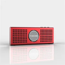 2016 New Mini Portable Ultra Slim Super Bass Bluetooth Wireless Stereo Speaker for phone for laptop for IOS Android Smart phone