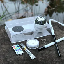 Высококлассный акриловый набор для курения табака для кальяна с чашей и шлангом, держатель для угля Sheecha/Chicha/Narguile, аксессуары