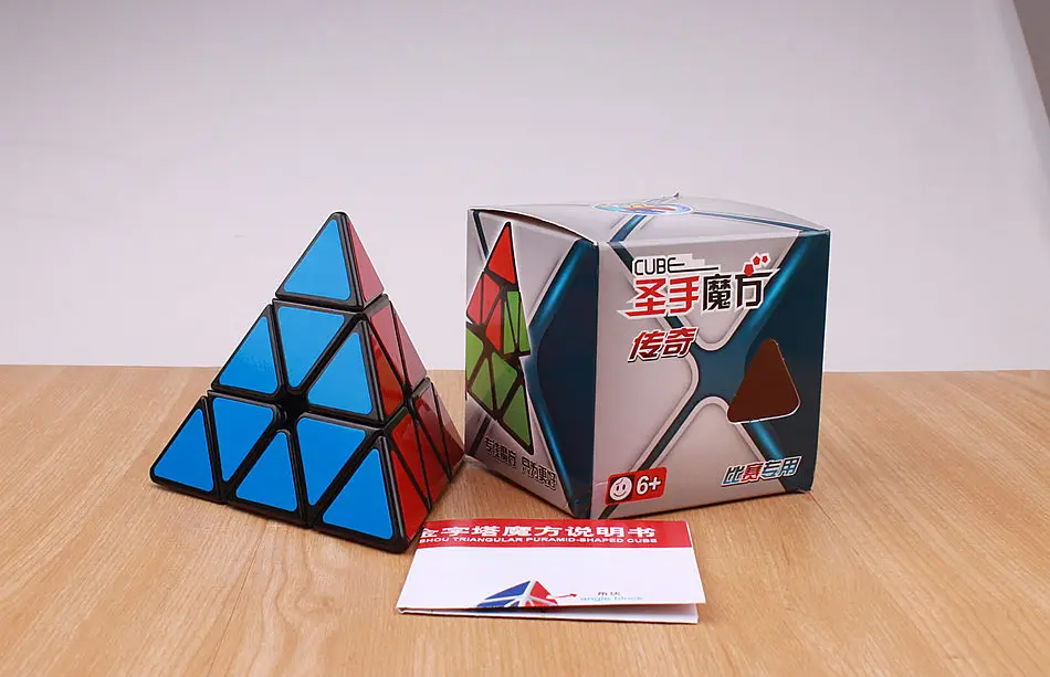 Shengshou chuanqi pyramidcube волшебный скоростной Куб Профессиональная головоломка Пирамида cubo magico развивающая игрушка для детей