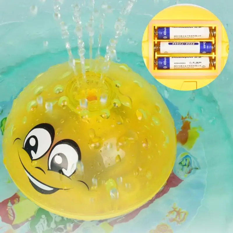 Детская игрушка для ванны Электрический индукционный спринклер светящийся