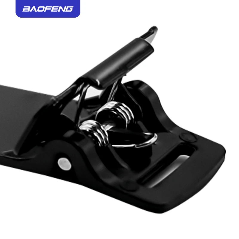 Baofeng логотип 10 шт. Зажим для ремня на спине BAOFENG UV 5R UV5RHP UV5R Pofung Retevis RT 2 способа Радио