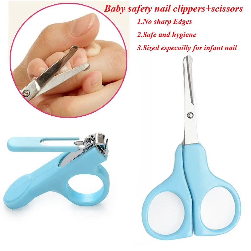 Baby nail clippers+scissors special baby care safe hygiene trimmer cuidado de las unas unhas ciseaux a ongles bebes